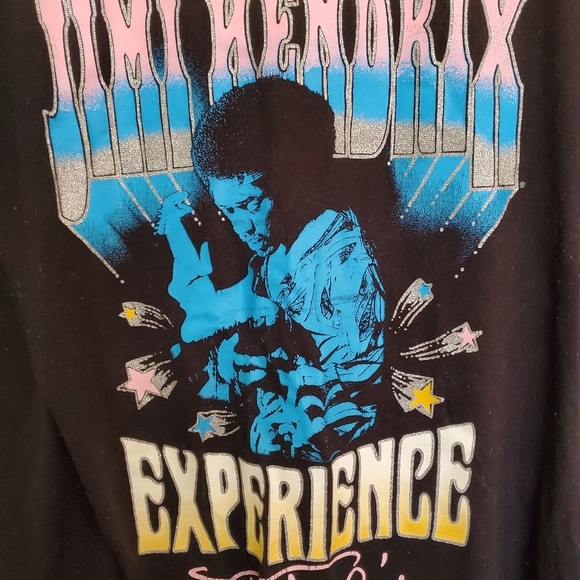 Jimi Hendrix woman's tshirt size XXXL (21) Black - Picture 2 of 4